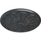 Ekena Millwork Artis Ceiling Medallion, Hand-Painted Pewter, 27 1/8"OD x 2 5/8"P CM27ARPES - alternate 2